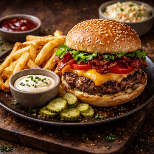 Hamburgertallerken 160gr