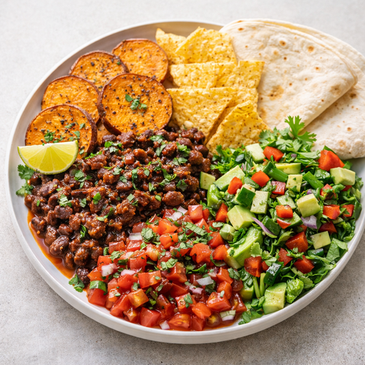 Vegansk tacotallerken